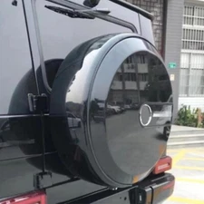 For Mercedes Spare Wheel Tire Cover & Ring Black W463 G550 G63 G65 G Class Wagon