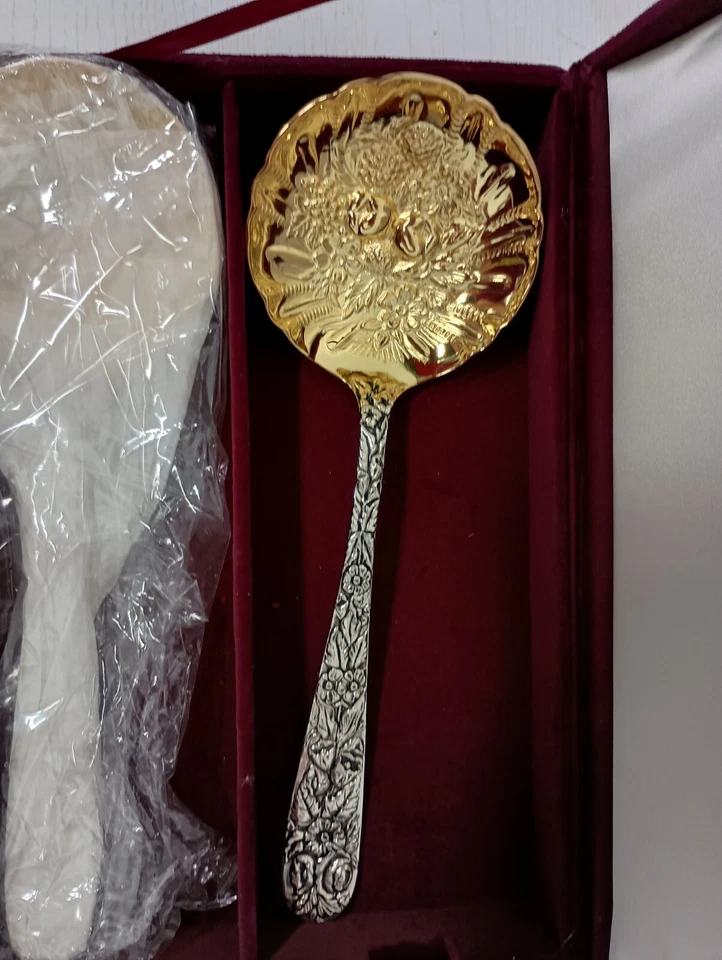 VTG American Silversmith Collection Godinger Silver Plate Fruit Serving Spoons - Image 2 of 4