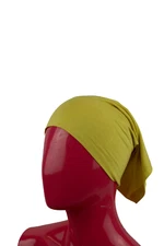 Jersey Under Scarf Tube Cap - Lemon Yellow
