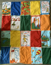 Baby Unisex Quilt Crib Toddler Dr.Seuss Plus Book Oh, the Places You'll Go