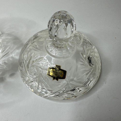 Plato de Caramelo de Cristal Zajecar con Tapa y Etiqueta Original Hecho en Yugoslavia - Imagen 4 de 7