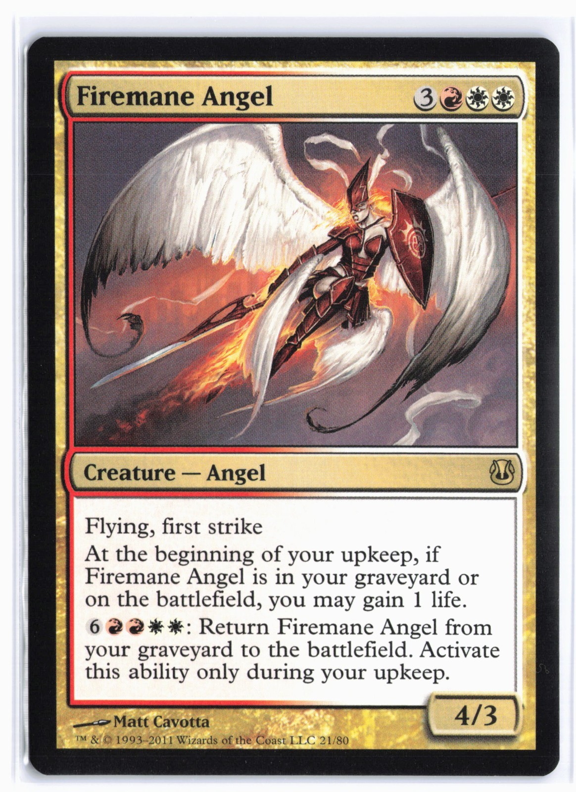 Firemane Angel Duel Decks: Ajani vs. Nicol Bolas Regular