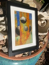 Deer Isle, Stonington, Maine Artist Original, Mixed Media~Super Natural Piece!