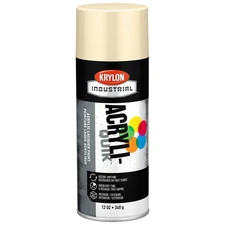 KRYLON INDUSTRIAL K01506A07 Spray Paint,Almond,Gloss 54TG73