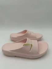 Oofos Unisex OOahh Pink Open Toe Slip On Slide Sandals Size M 6 W 8