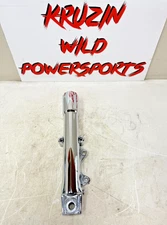 1997 HARLEY DAVIDSON SOFTAIL 41mm Left Chrome Fork Leg Tube Lower Slider