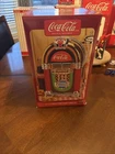 Vintage Coca-Cola Jukebox Cookie Jar Gibson 2002 Rock N Roll w/ Box Ceramic