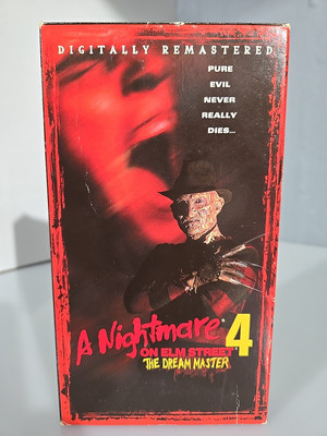 A Nightmare on Elm Street 4: The Dream Master (VHS, 1999) Digitally Remastered