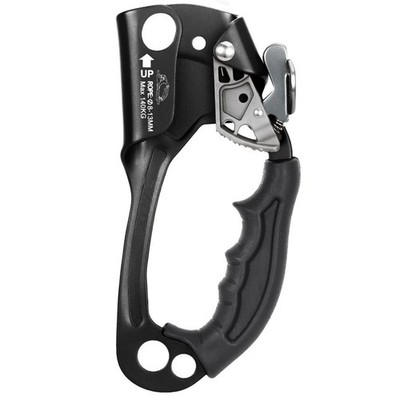 Black Right Hand Climbing Ascender Rock Climbing With 8.5KN Breaking Strength;