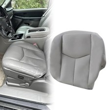 Front Driver Bottom Seat Cover Replacement Microfiber Leather 922 Pewter Gray