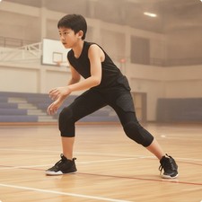 Gepolsterte Kompressionshose flexible Schutzhose mit Polstern hoher Elastik