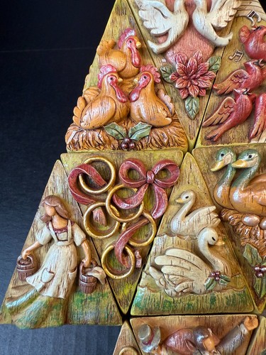 Enesco 12 Days of Christmas Pillars Collection by Kim Lawrence 2009 Wedges Tree - Bild 10 von 23
