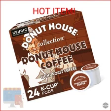 Donut House Collection Donut House Coffee, Single-Serve Keurig K-Cup Pods, Light