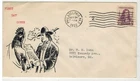 1932 RARE HPS ADDON FDC 1/1 MADE? 724 WILLIAM PENN PHILADELPHIA PA INDIAN TREATY