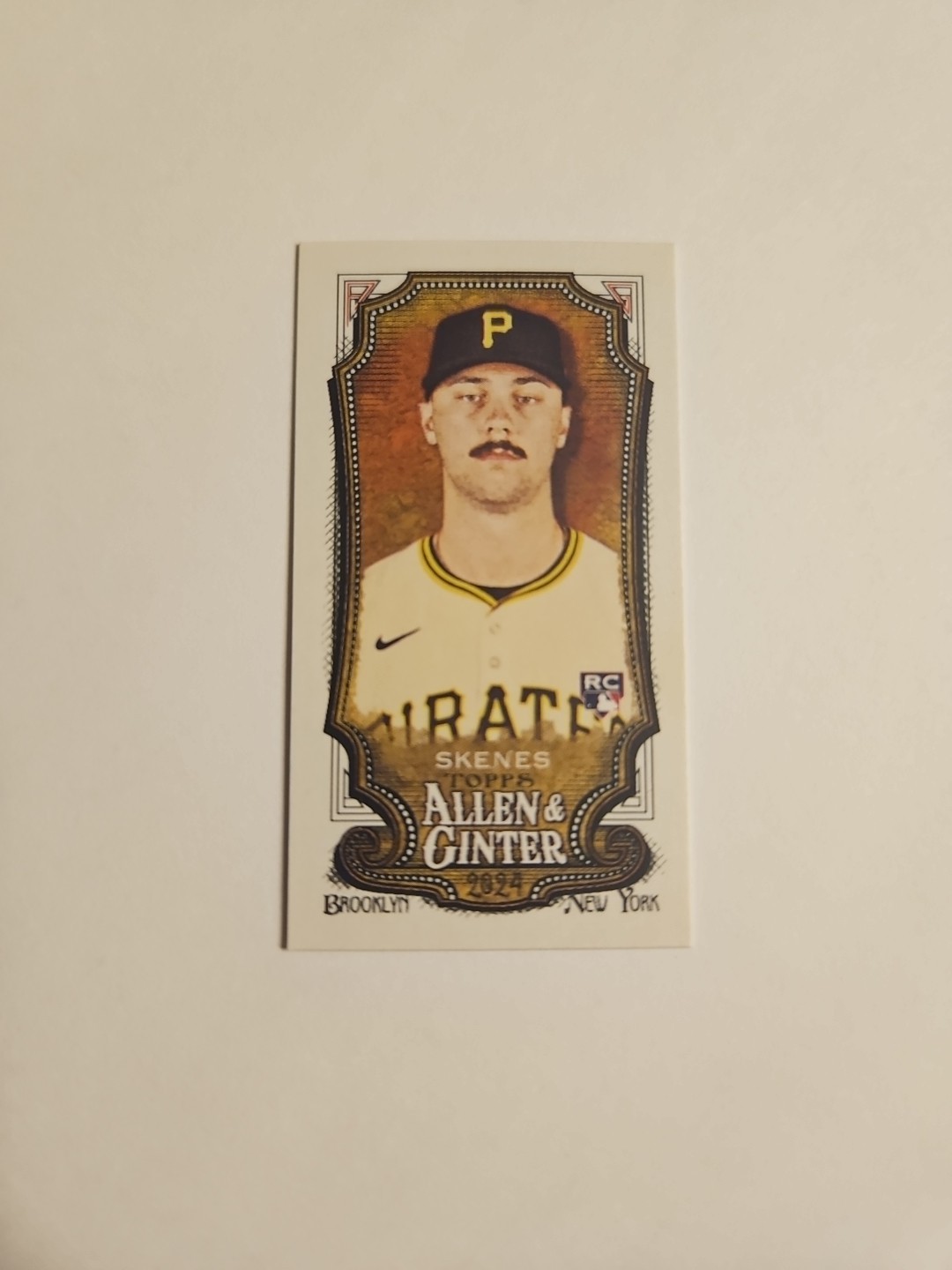 2024 TOPPS ALLEN & GINTER PAUL SKENES ROOKIE MINI PIRATES #282