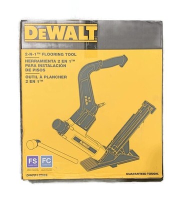 DEWALT DWFP12569 2-in-1 Pneumatic Air 15.5GA Stapler & 16GA Flooring Nailer