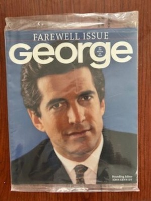 George Farewell Issue January 2001 Politics JFK Jr Final Edition Sealed Polywrap