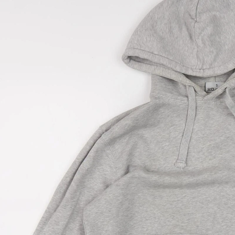 VETEMENTS ATU Felpa con Cappuccio Pullover in Pile Grigio Uomo S