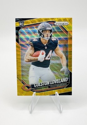 Panini 2025 Gold Wave Prizm Rookie Colston Loveland RC  #319 /10 Bears