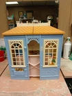 Mattel Barbie 1998 Family Cottage Blue Fold Out Dollhouse Vintage Dream READ