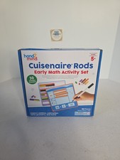 Cuisenaire Rods: Early Math Activity Set Teaching Fraction Bars, Montessori Ma