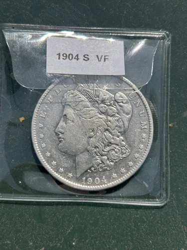 1904 S Morgan Silver Dollar -VF Very Fine Details
