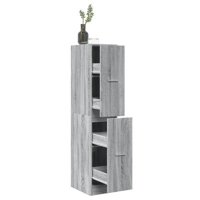 Apothekerschrank Allzweckschrank Mehrzweckschrank Schrank Holzwerkstoff vidaXL