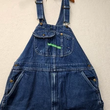 KEY Imperial Aristocrat Overalls Men's 40 X 26 Blue Denim Work Carpenter