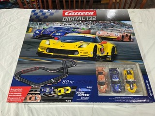 Carrera Digital 132 Spirit of Speed Slot Car set near new