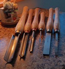 Robert Sorby Misc HSS Wood Lathe Turning Tool Set Six (6) FREE SHIPPING 