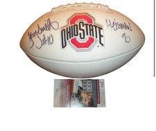 Ohio State Football Signed by Players 2 Signatures