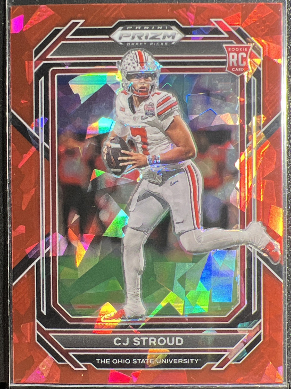 2023 Panini Prizm Draft Picks - C.J. Stroud #102 Red Ice Prizm (RC)