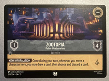 Zootopia Police Headquarters Whispers in the Well 203/204 Disney Lorcana