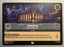 Zootopia Police Headquarters Whispers in the Well 203/204 Disney Lorcana