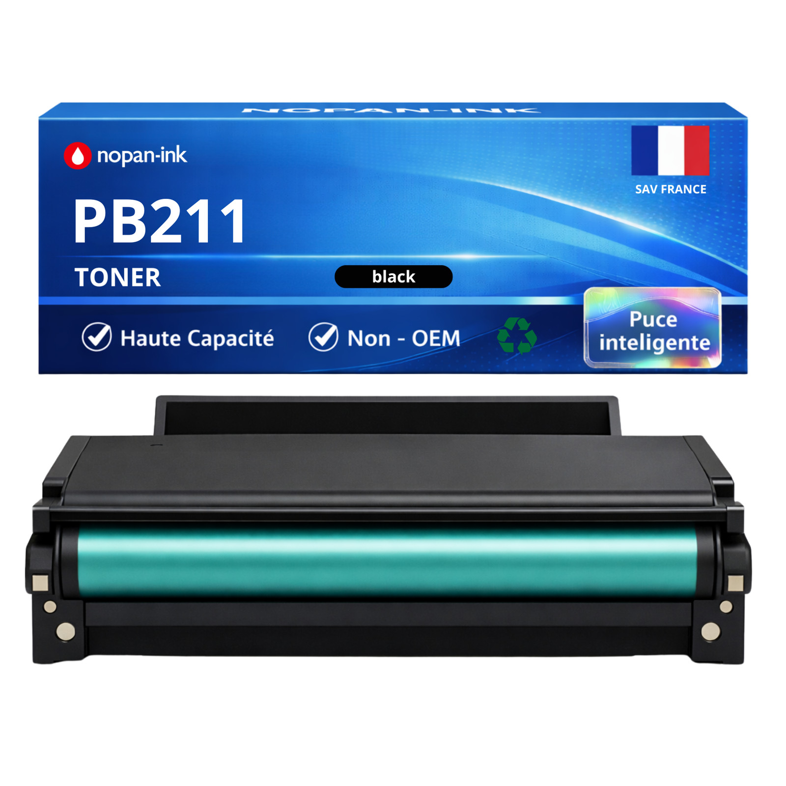 Toner compatible Pantum PB-211 Noir idéal pour le télétravail et les devoirs