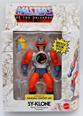 MOTU Sy-Klone 5.5'' Action Figure Original Concept Art Sketchbook Series NEW