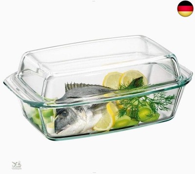 Bohemia Cristal 093/006/031 SIMAX Schüssel eckig ca. 2,8 ltr. mit hohem Deckel