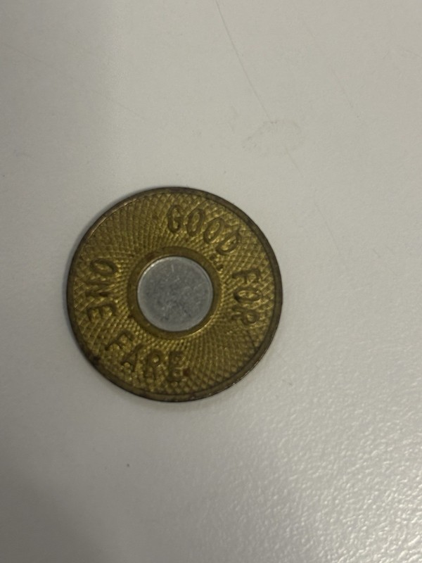 1986 Vintage New York City Subway Token, Vintage New York City