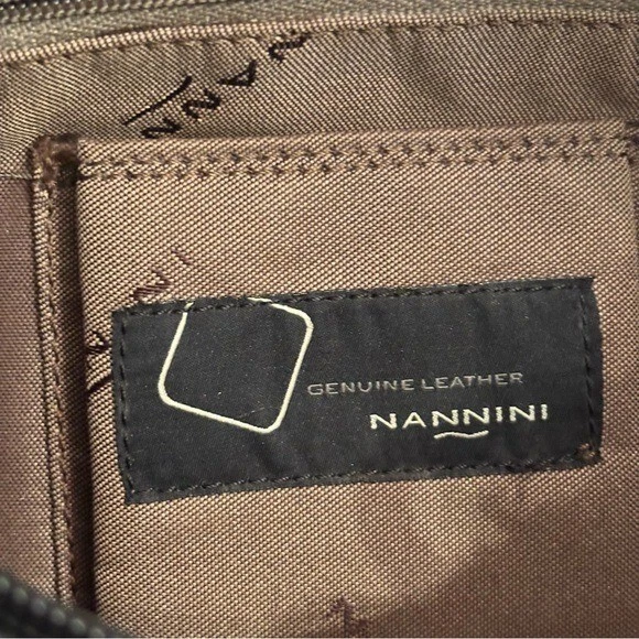 Bolso de Hibisco NANNINI Cuero Media Luna en Negro Talla OS Foto 4 de 4