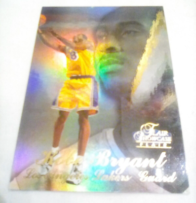 1997-98 Kobe Bryant Fleer/flair showcase card (showtime) sez 1997-98 Kobe Bryant Fleer/flair showcase card (showtime) sez