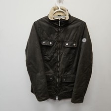 Barbour Beacon Howman Wax Brown Jacket Coat Fur Lined Size Small Uk 10 Womens