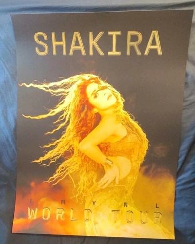 Poster !! Shakira - LMYNL World Tour Konzert Poster 2025