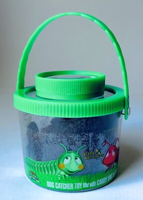 Vintage 2001 Little Learners CANDY BUGS IN CANDY DIRT Container Amurol BUG CITY