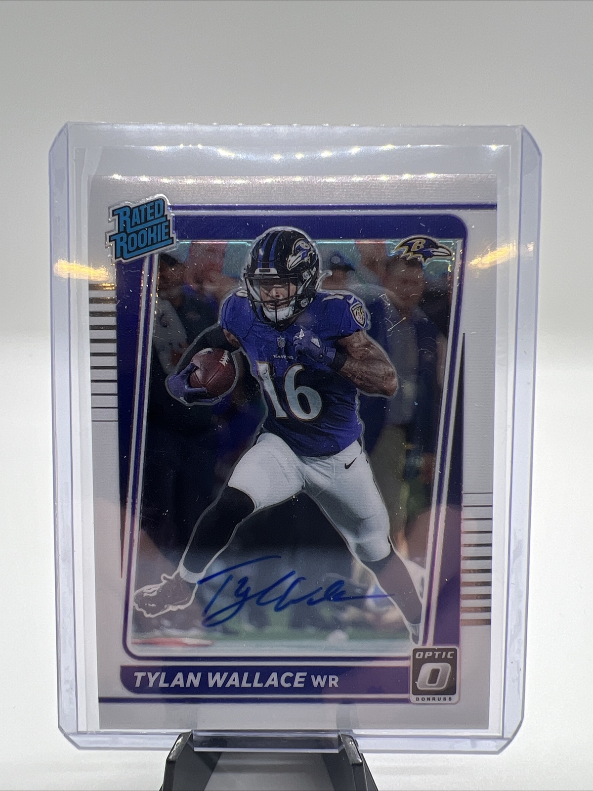 2021 Panini Donruss Optic - Rated Rookie Autographs #226 Tylan Wallace /150 (AU,