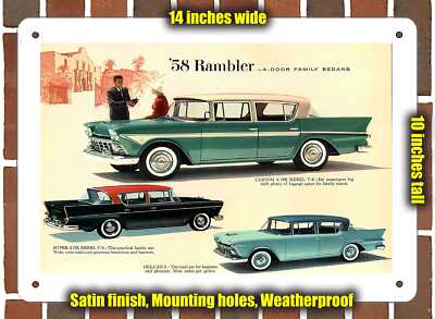 Metal Sign - 1958 AMC Rambler (Sign Variant #5)