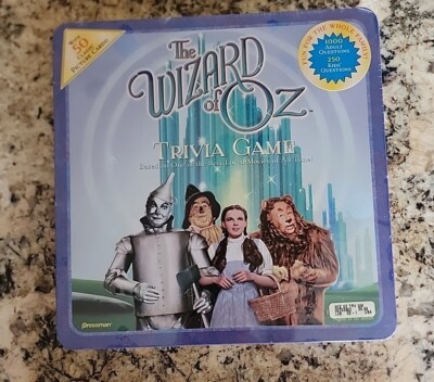 The Wizard of Oz Trivia Game Family Fun NEW VTG 1999 Collectible Tin Great Gift!