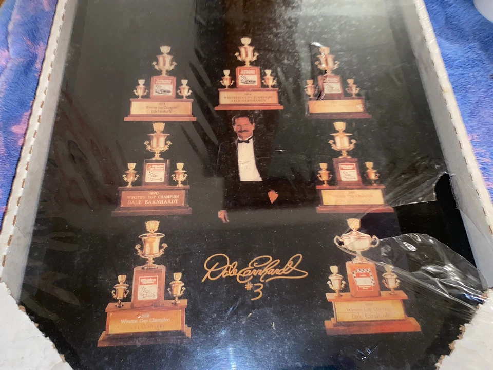 Reloj Vintage Dale Earnhardt 7 Time Winston Cup Champion Placa Nuevo Precintado. Foto 3 de 4