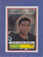 1983 Topps Marcus Allen #294 HOF RC Oakland Raiders Rookie MINT+ STUNNER