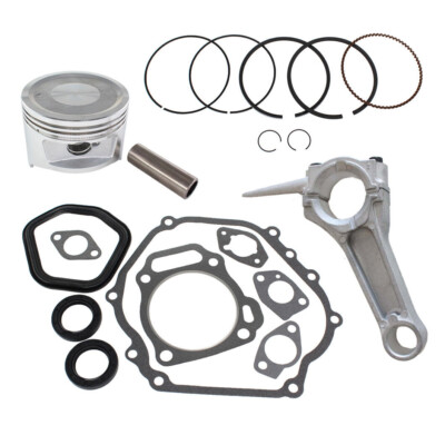 #ad REBUILD KIT FOR HONDA GX390 13HP PISTON RING CONNECTING ROD SEAL GASKETS ENGINE $26.58