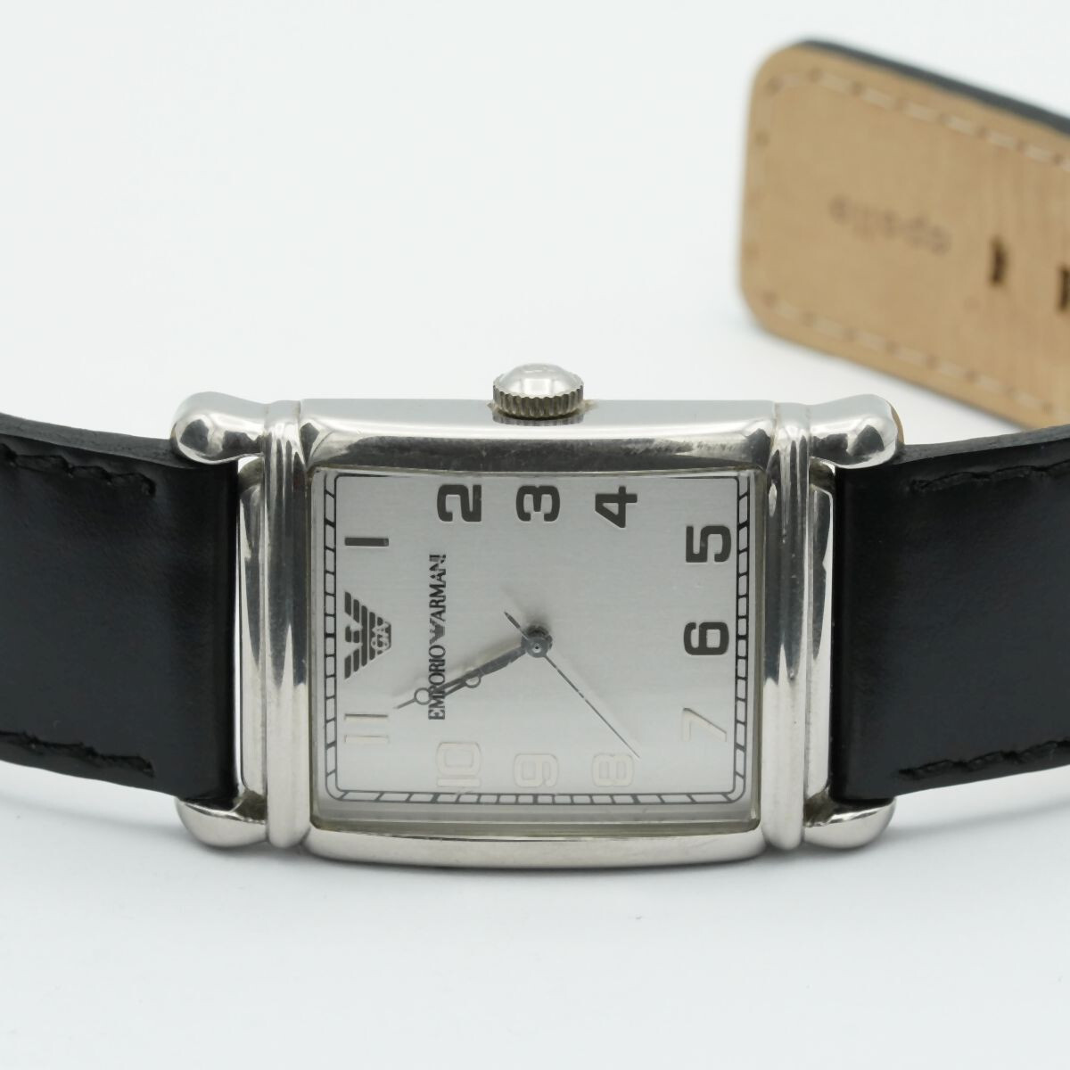 EMPORIO ARMANI HERREN UHR 28MM QUARZ MIT LEDER BAND AR0231
